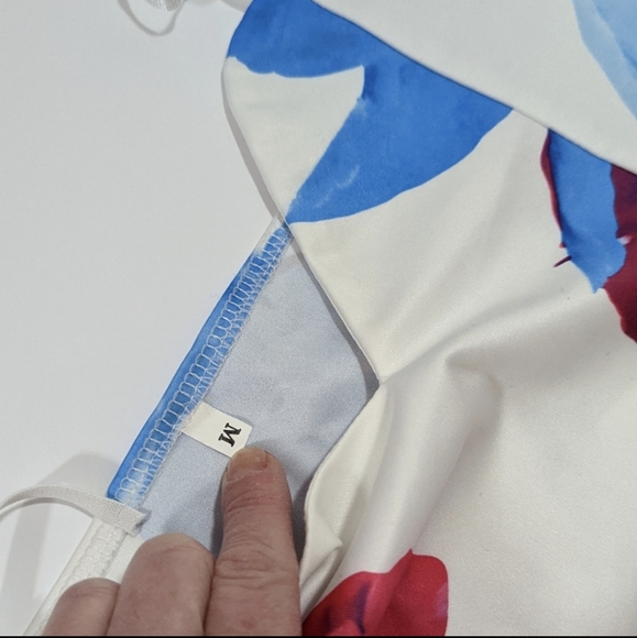 Two Piece Floral Crop Top & Skirt Summer Set Miami Hot! Cruise Outfit! - Picture 7 of 7